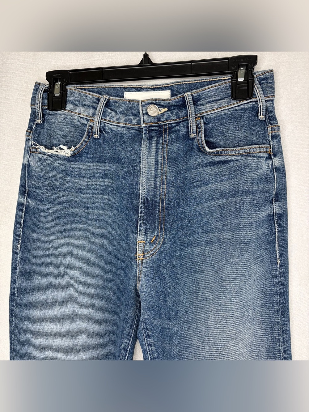 Mother Superior The Hustler Ankle Fray Jeans - Picture 6 of 10